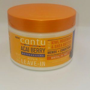 Cantu Acai Berry Leave-In Revitalizing Repair Cream 12 Ounce